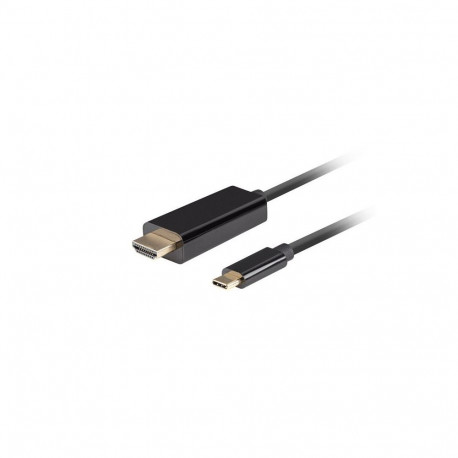 Lanberg USB-C to HDMI Cable, 1 m 4K/60Hz, Black