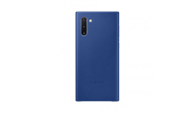 Samsung Galaxy Note 10 Leather Cover Blue