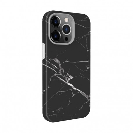 Evelatus Apple iPhone 15 Pro Max Premium Silicone case Customized Print Black