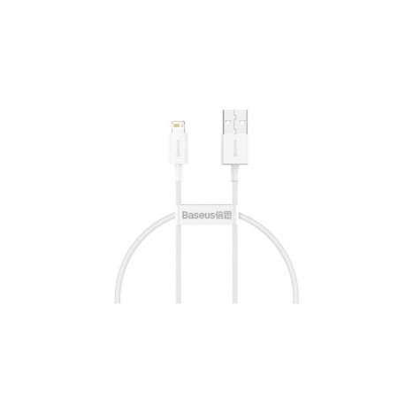 Baseus Superior Cable USB - Lightning 2,4A 0,25 m White
