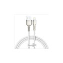 Baseus Cable Cafule Metal USB - Lightning 1,0 m 2,4A White