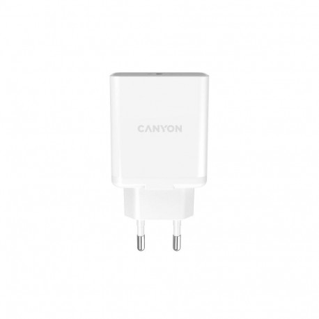 Canyon Canon Wall charger H-20 With USB-C 20W White