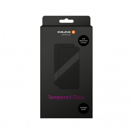 Evelatus Xiaomi Mi 10T 2.5D Full Cover Japan Glue Glass Anti-Static