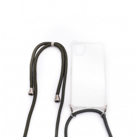 Evelatus Apple iPhone 11 Pro Max Case with rope Green Transparent