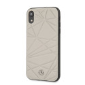Mercedes-Benz Apple iPhone XR Twister Genuine Leather Hard Case Grey