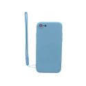 Evelatus Apple iPhone 7/8 Soft Touch Silicone Case with Strap Blue Evelatus Apple iPhone 7/8 Soft Touch Silicone Case with Strap Blue