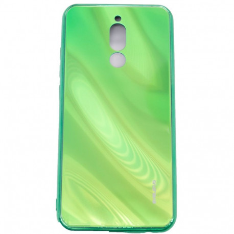 Evelatus Xiaomi Redmi 8 Water Ripple Full Color Electroplating Tempered Glass Green