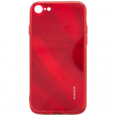 Evelatus Apple iPhone 7/8/SE2020/SE2022 Water Ripple Full Color Electroplating Tempered Glass Case R