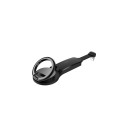 Hoco Lightning to 2 x Lightning + ring holder Black