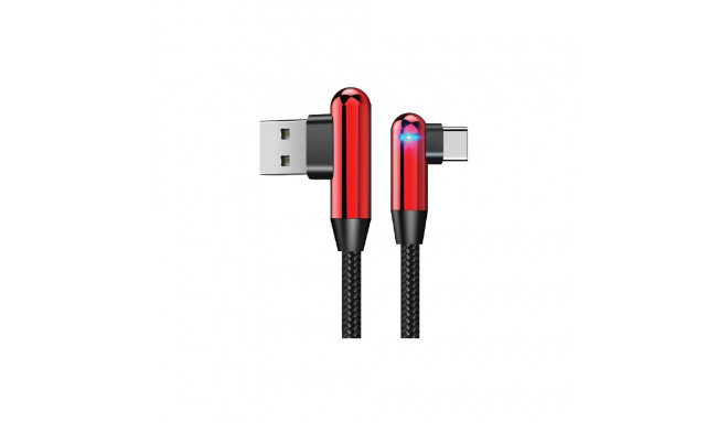 Evelatus - Type-C Data Cable TPC05 L-Shape Red