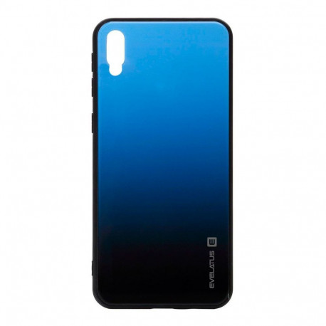 Evelatus Huawei Y6 2019 Gradient Glass Case 7 Sea Depth