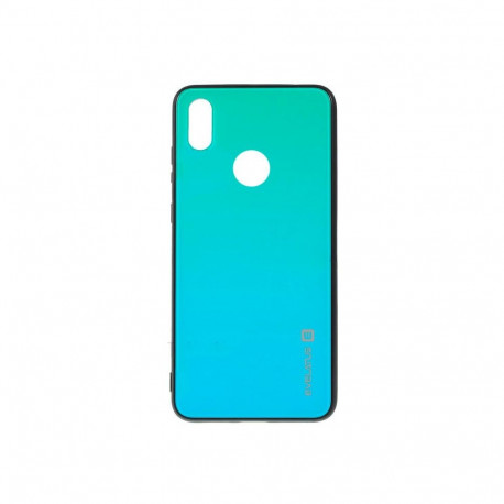 Evelatus Huawei Y7 2019 Gradient Glass Case 6 Lagoon