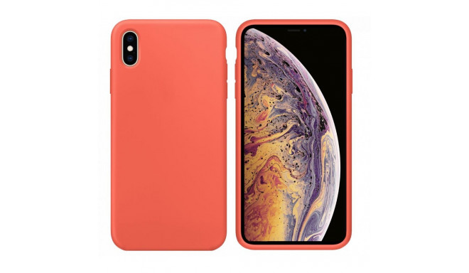 Evelatus Apple iPhone Xs Soft Premium Soft Touch Silicone Case Nectarine
