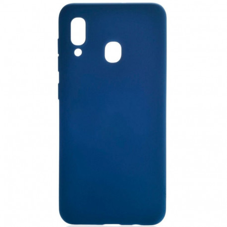 Evelatus Samsung A20 Silicon Case Dark Blue