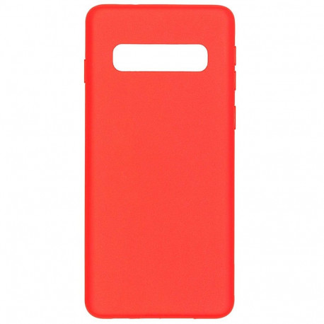 Evelatus Samsung Galaxy S10 Nano Silicone Case Soft Touch TPU Red