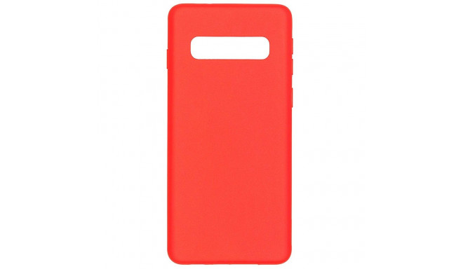Evelatus Samsung Galaxy S10 Nano Silicone Case Soft Touch TPU Red