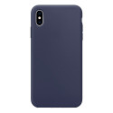 Evelatus Apple iPhone Xs Max Premium Soft Touch Silicone Case Midnight Blue