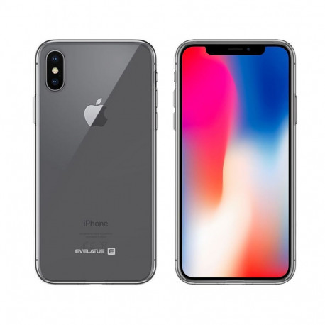 Evelatus Apple iPhone X Clear Silicone Case 1.5mm TPU Transparent