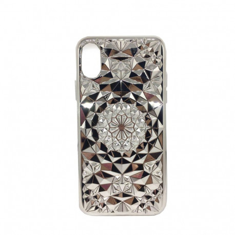 GreenGo Apple iPhone X 3D Case Silver