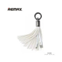 Remax Universal Tassels Ring Cable for Micro White