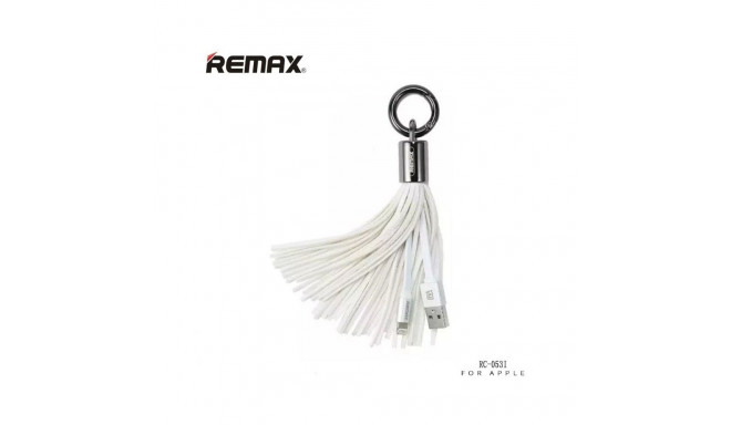 Remax Universal Tassels Ring Cable for Micro White