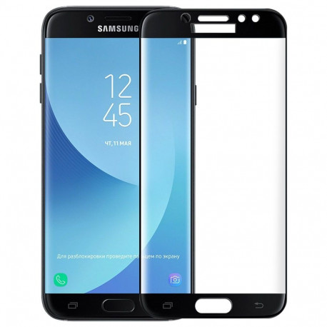 Evelatus Samsung J5 2017 J530 2.5D Full Cover Japan Glue Glass Anti-Static Black