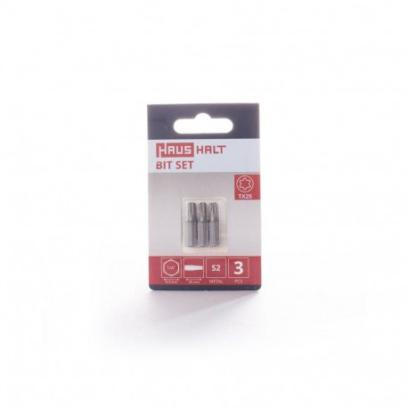 SCREWDRIVER BIT TX25X25MM 3PCS
