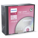 1x10 Philips DVD-R 4,7GB 16x SL