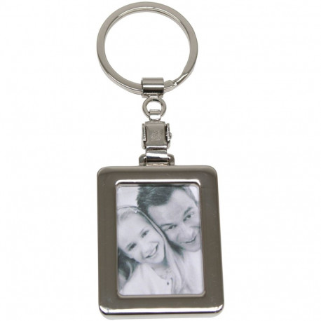 1x24 Deknudt Key Ring Metal rechteckig 3,5x4,5