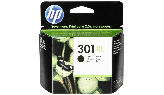 HP CH 563 EE tindikassett must nr. 301 XL
