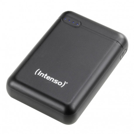 Intenso Powerbank XS10000 must 10000 mAh koos USB-A–Type-C-ga