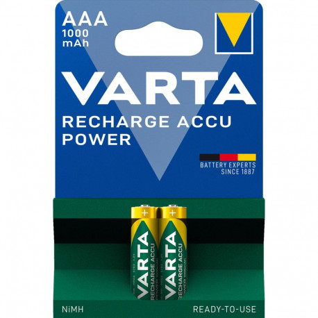 1x2 Varta laetav Accu AAA Ready2Use NiMH 1000 mAh mikro