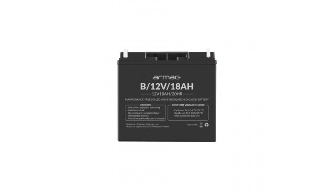 UNIVERSAL BATTERY ARMAC VRLA AGM 12V/18AH