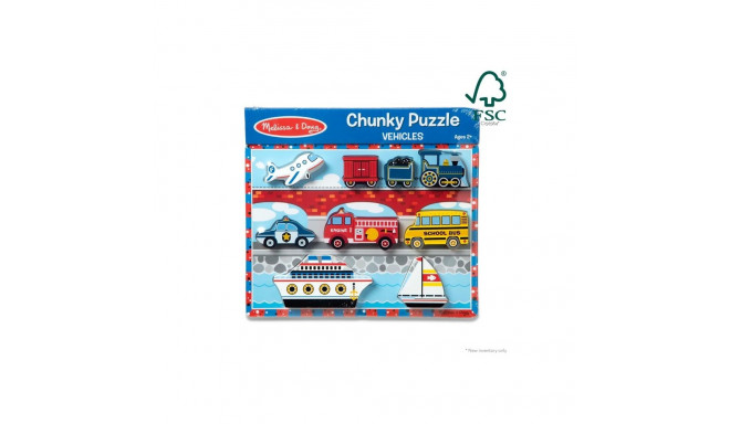 MELISSA & DOUG Minu esimene pusle Sõidukid