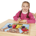 MELISSA & DOUG Puzzle Basic Skills Board MELISSA & DOUG Puzzle Basic Skills Board
