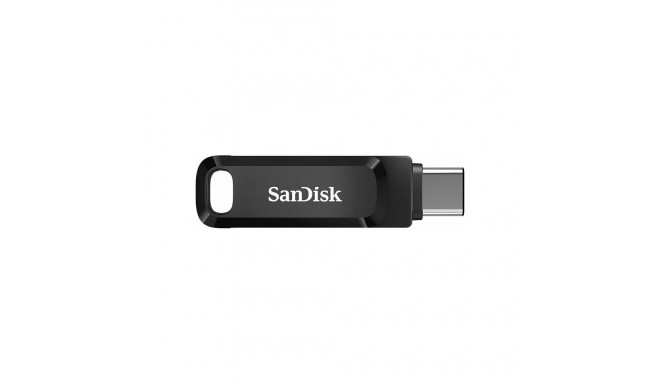 SanDisk Ultra Dual Drive Go 256 GB, USB flash drive (black, USB-A 3.2 Gen 1, USB 3.2 C gene 1)