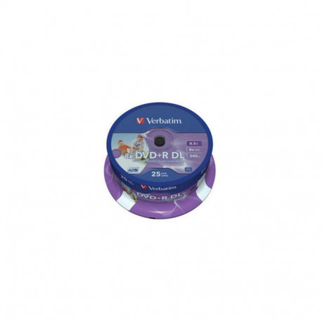 DVD+DL 8x SP 8,5GB Verbatim Pr. 25 pieces