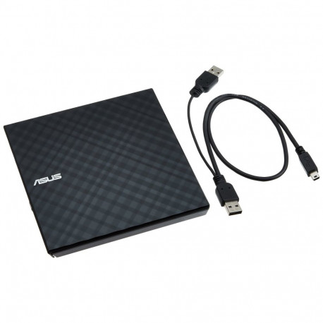 SDRW-08D2S-U Lite, externer DVD-Brenner (schwarz (glänzend), USB 2.0, M-DISC, Retail)