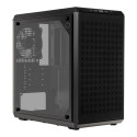Cooler Master Q300L V2 mini tower must, läbipaistev
