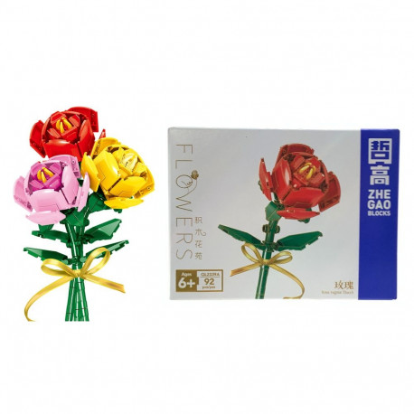 konstruktor roos lipsuga punane 92 tk