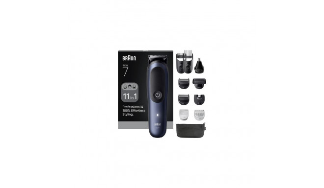 Braun 80789907 hair trimmers/clipper Dark Blue 21 Lithium-Ion (Li-Ion)