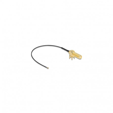DeLOCK 12031 coaxial cable 0.15 m RP-SMA I-PEX MHF4 Black