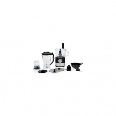 Princess 221054 food processor 1000 W 1.2 L Anthracite, Stainless steel, Transparent