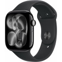 Apple Watch 11 GPS + Cellular 46mm Sport Band S/M, jet black/black (MFC24ET/A)