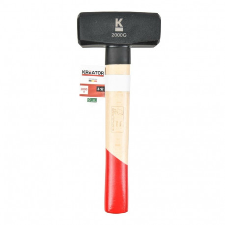 Kreator Klubihaamer KRTH90204, 2kg, 120mm, 48mm, 240mm, C45 teras, FSC puit, klaaskiud