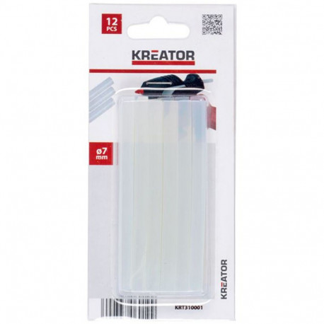 Glue sticks for glue gun 7.8mm (12pcs.) Kreator
