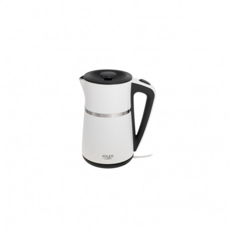 Kettle 1.7l white double wall AD 1355w