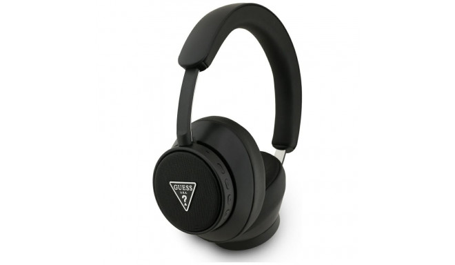 Over-ear kõrvaklapid Guess Bluetooth ENC Saffiano Triangle Logo must