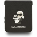 Karl Lagerfeld Saffiano Karl&Choupette Pin ümbris Samsung Galaxy Z Flip7 must