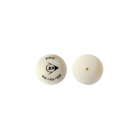 Squash pall Dunlop PRO valge WSF/PSA 12-karp
